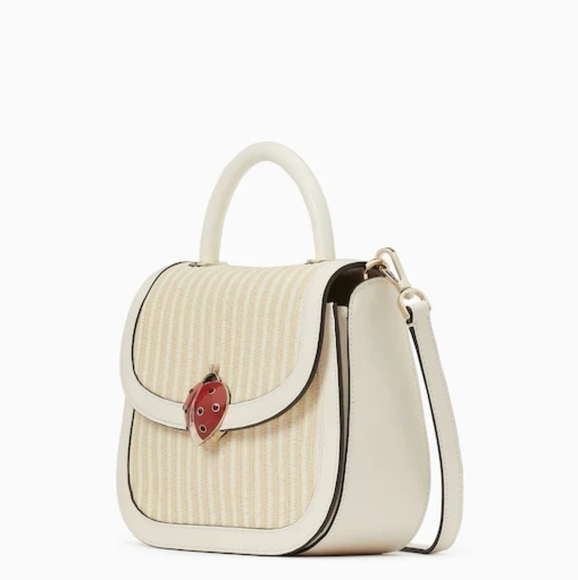 New Kate Spade Puffy Top Handle Ladybug Crossbody - Picture 4 of 4